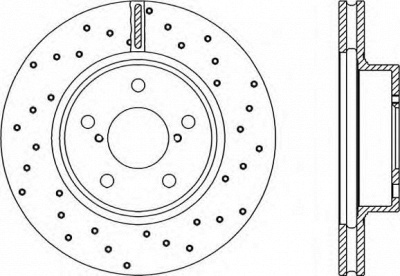 OPEN PARTS bdrs149125 -  Тормозной диск